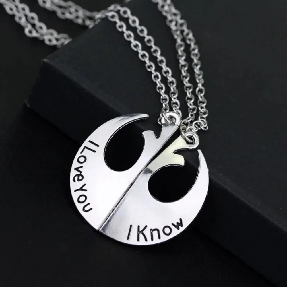 Star Wars Rebel Alliance Best Friends BFF Necklace 2 Piece Set - Picture 2 of 6